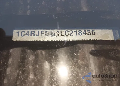 2020 Jeep Grand Cherokee Limited 4X4 z USA, uszkodzony, nr VIN 1C4RJFBG1LC218436